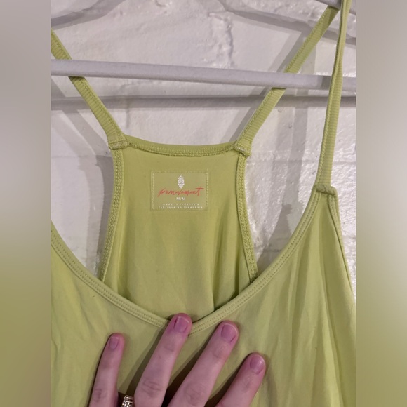 Free People Lime Green Shorts Jumpsuit - Picture 3 of 3
